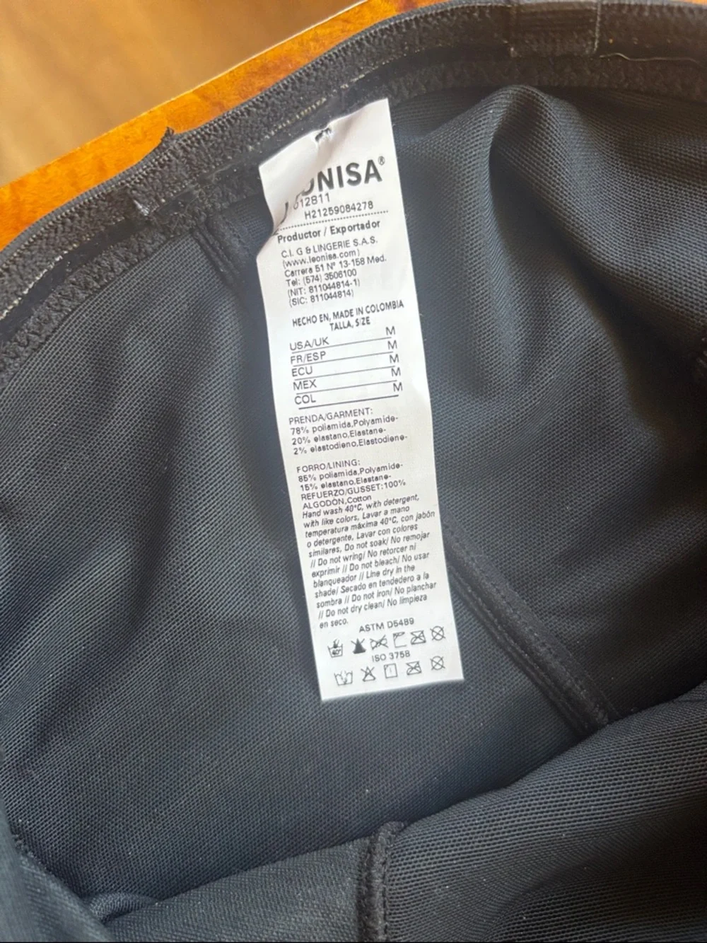 Leonisa High-Waist Shapewear Brief - Black - Picture 4 of 4